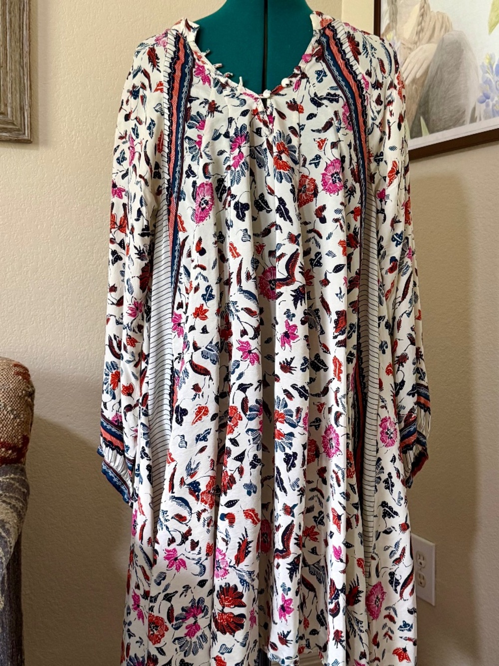 NATALIE MARTIN Fiore Maxi Dress β Size L β 100% Silk β Never Worn
